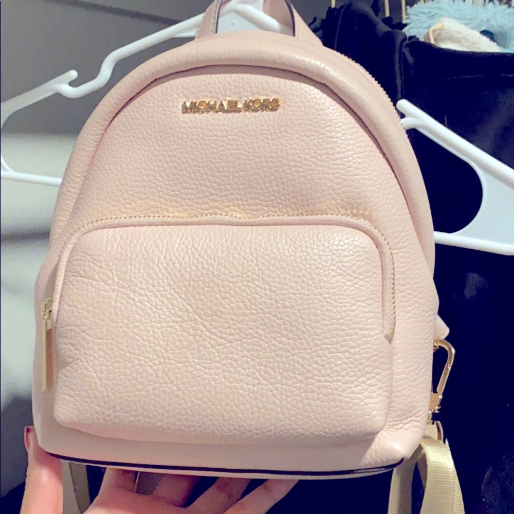 NWT Michael Kors mini blush backpack